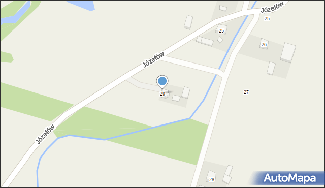 Józefów, Józefów, 29, mapa Józefów