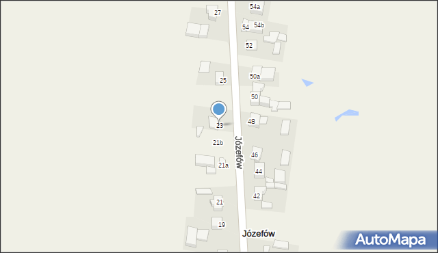 Józefów, Józefów, 23, mapa Józefów