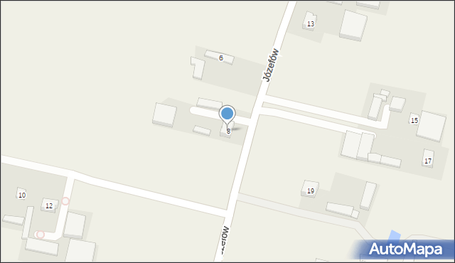 Józefów, Józefów, 8, mapa Józefów