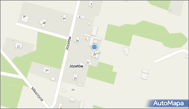 Józefów, Józefów, 2d, mapa Józefów