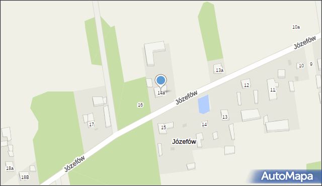 Józefów, Józefów, 14a, mapa Józefów