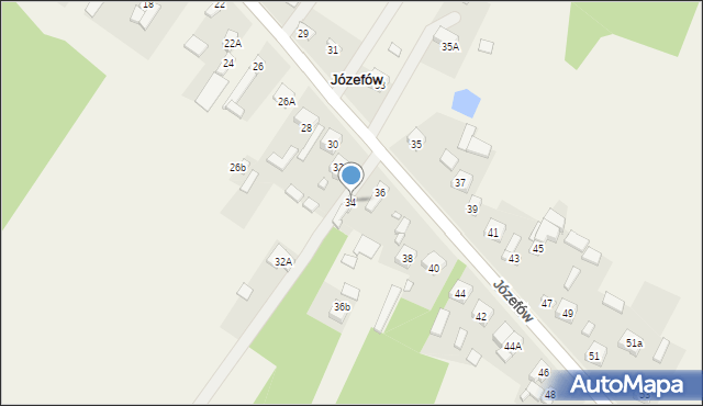 Józefów, Józefów, 34, mapa Józefów