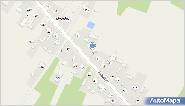 Józefów, Józefów, 39, mapa Józefów