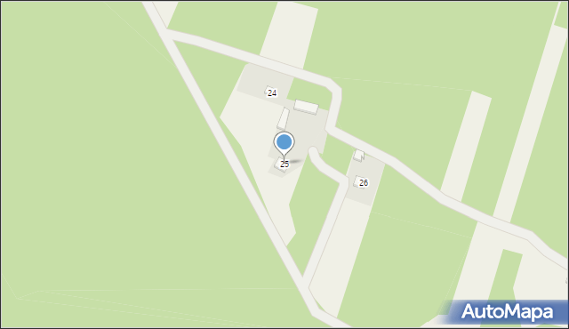 Józefów, Józefów, 25, mapa Józefów