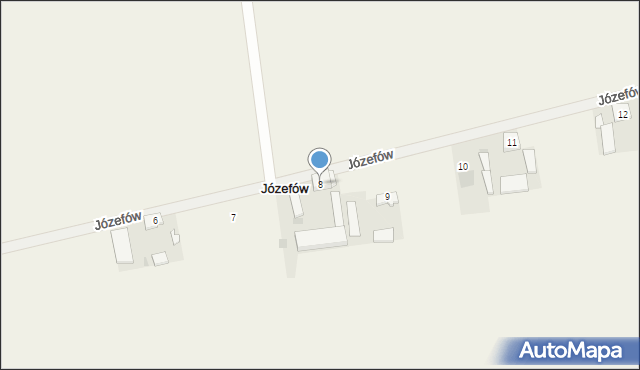 Józefów, Józefów, 8, mapa Józefów