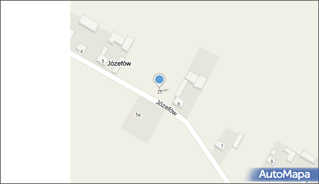 Józefów, Józefów, 15, mapa Józefów