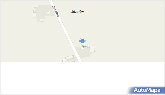 Józefów, Józefów, 15, mapa Józefów