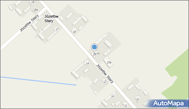 Józefów Stary, Józefów Stary, 15, mapa Józefów Stary