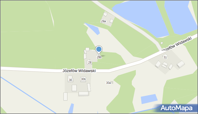 Józefów Widawski, Józefów Widawski, 29b, mapa Józefów Widawski