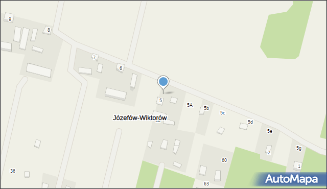 Józefów-Wiktorów, Józefów-Wiktorów, 6a, mapa Józefów-Wiktorów