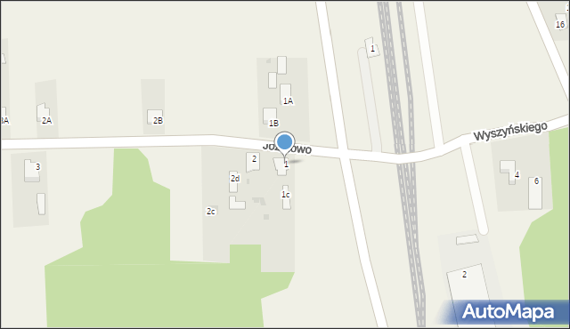 Józefowo, Józefowo, 1, mapa Józefowo