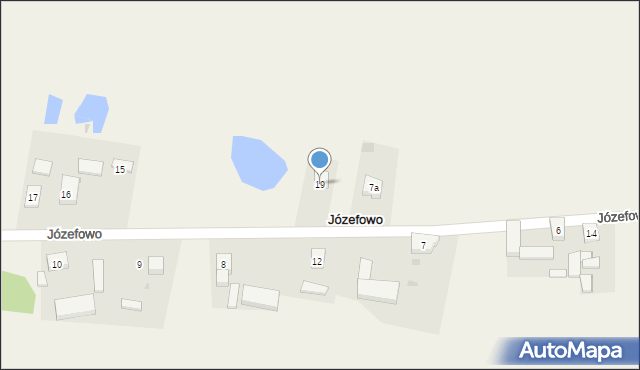 Józefowo, Józefowo, 19, mapa Józefowo