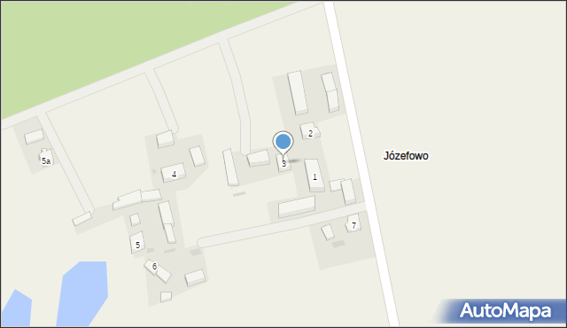 Józefowo, Józefowo, 3, mapa Józefowo