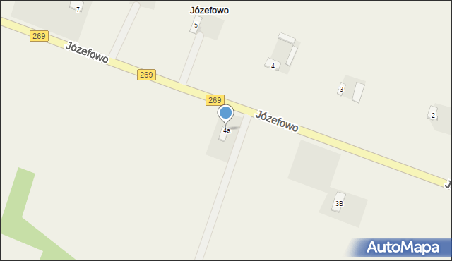 Józefowo, Józefowo, 4a, mapa Józefowo