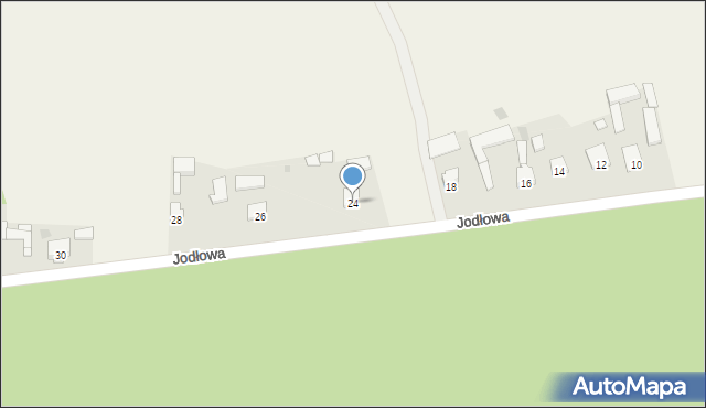 Kamień, Jodłowa, 24, mapa Kamień