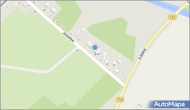 Konstantynów Łódzki, Józefów, 5, mapa Konstantynów Łódzki