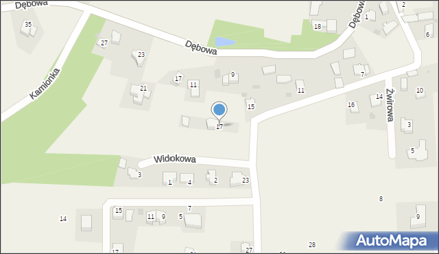 Narama, Jodłowa, 17, mapa Narama