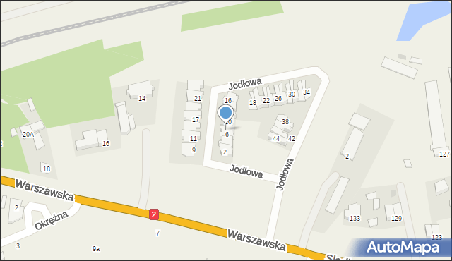 Nowe Opole, Jodłowa, 8, mapa Nowe Opole