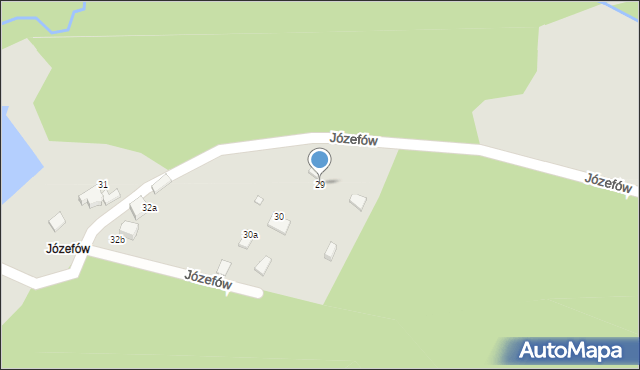 Ogrodzieniec, Józefów, 29, mapa Ogrodzieniec