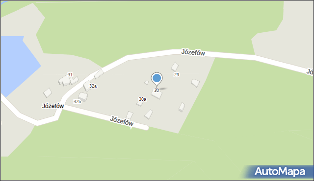 Ogrodzieniec, Józefów, 30, mapa Ogrodzieniec