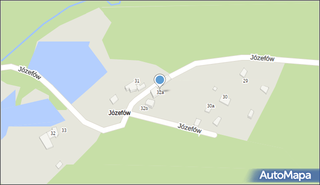 Ogrodzieniec, Józefów, 32a, mapa Ogrodzieniec