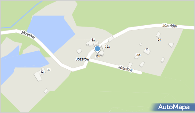 Ogrodzieniec, Józefów, 32b, mapa Ogrodzieniec