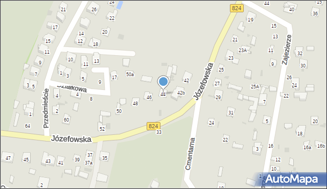 Opole Lubelskie, Józefowska, 44, mapa Opole Lubelskie
