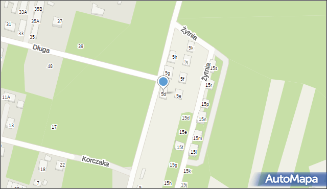Ossów, Jordan-Rozwadowskiego, gen., 5d, mapa Ossów