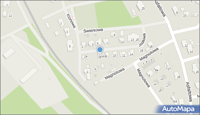 Police, Jodłowa, 6, mapa Police