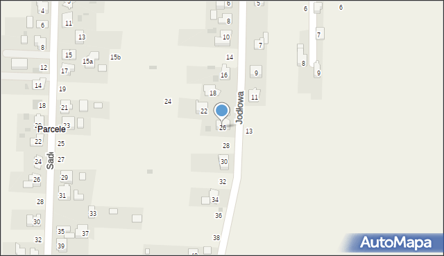 Przecieszyn, Jodłowa, 26, mapa Przecieszyn