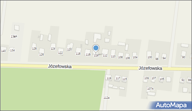 Rogóźno, Józefowska, 114, mapa Rogóźno