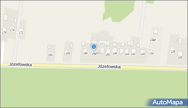 Rogóźno, Józefowska, 154, mapa Rogóźno