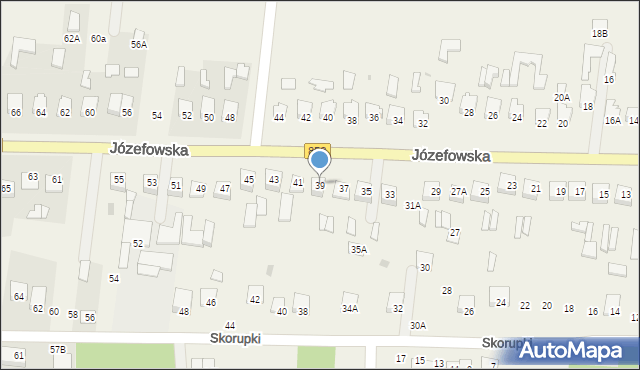 Rogóźno, Józefowska, 39, mapa Rogóźno