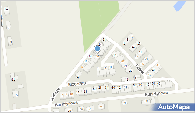 Rokitnica, Jodłowa, 18, mapa Rokitnica