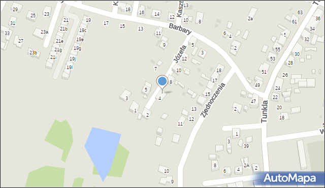 Ruda Śląska, Józefa, 6, mapa Rudy Śląskiej