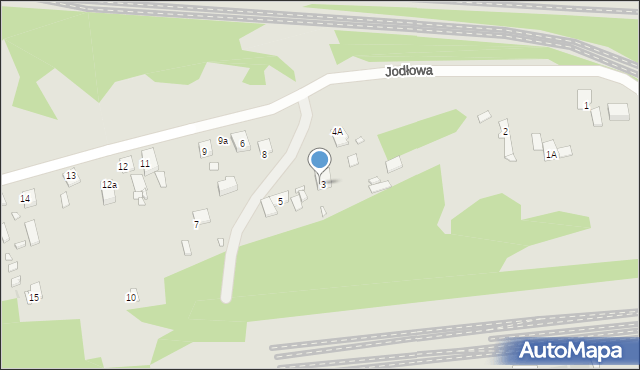 Sławków, Jodłowa, 4, mapa Sławków