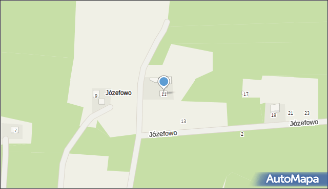 Stajenczynki, Józefowo, 11, mapa Stajenczynki