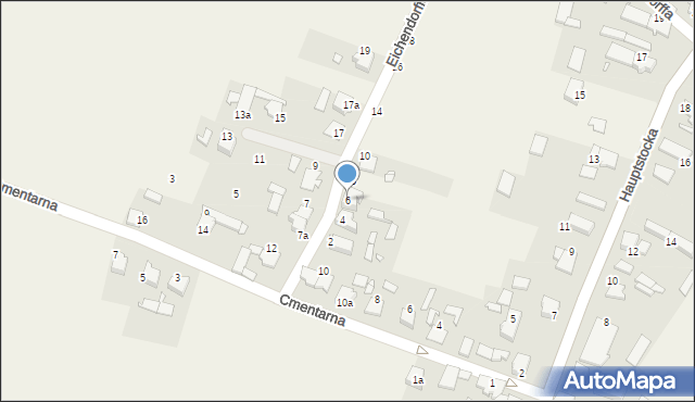 Staniszcze Małe, Józefa von Eichendorffa, 6, mapa Staniszcze Małe