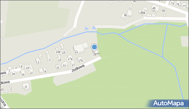 Starachowice, Jodłowa, 19, mapa Starachowic