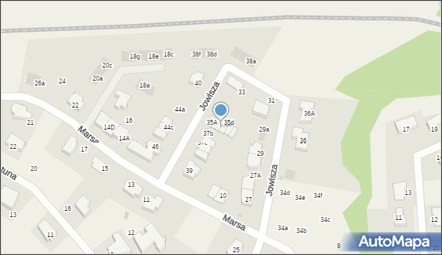 Straszyn, Jowisza, 35C, mapa Straszyn