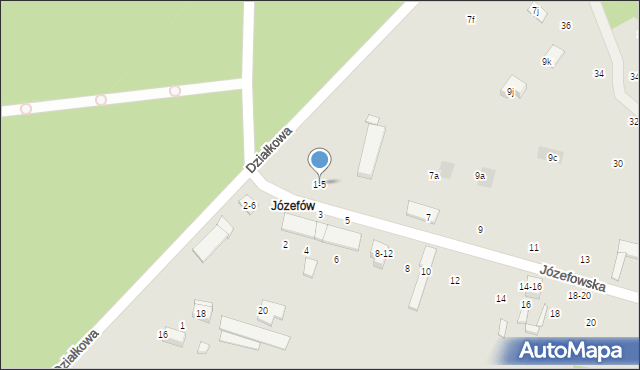 Tomaszów Mazowiecki, Józefowska, 1-5, mapa Tomaszów Mazowiecki