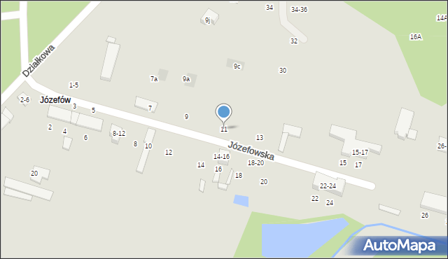 Tomaszów Mazowiecki, Józefowska, 11, mapa Tomaszów Mazowiecki