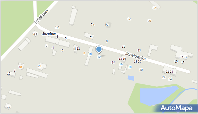 Tomaszów Mazowiecki, Józefowska, 12, mapa Tomaszów Mazowiecki