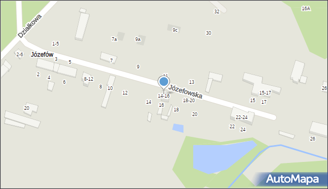 Tomaszów Mazowiecki, Józefowska, 14/16, mapa Tomaszów Mazowiecki