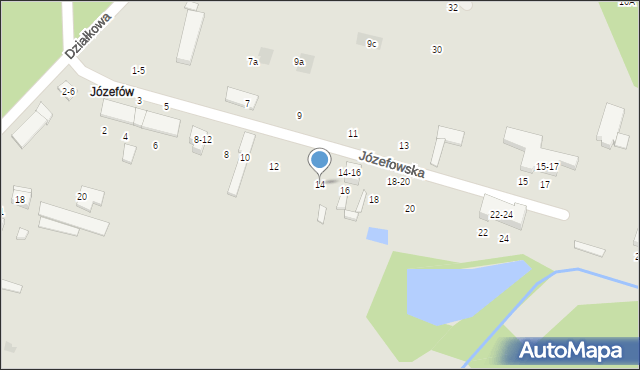 Tomaszów Mazowiecki, Józefowska, 14, mapa Tomaszów Mazowiecki