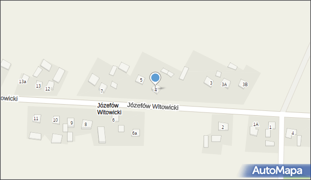 Witowice, Józefów Witowicki, 4, mapa Witowice