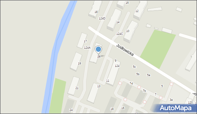 Wrocław, Jodłowicka, 15, mapa Wrocławia