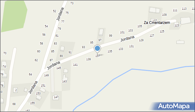 Zakliczyn, Jordana, 137, mapa Zakliczyn