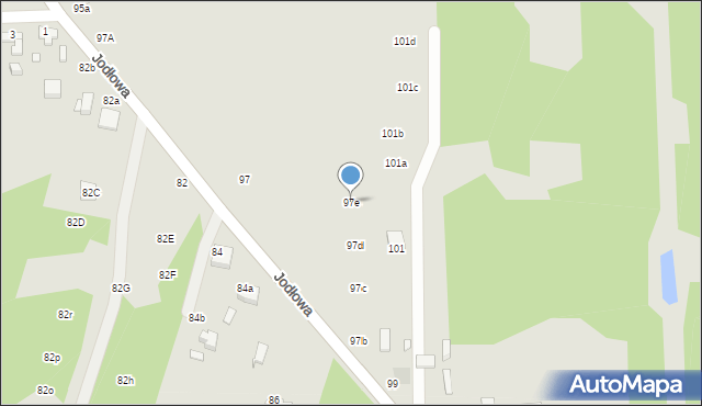 Zduńska Wola, Jodłowa, 97e, mapa Zduńska Wola