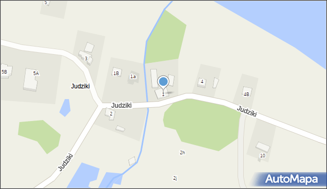 Bartosze, Judziki, 1, mapa Bartosze